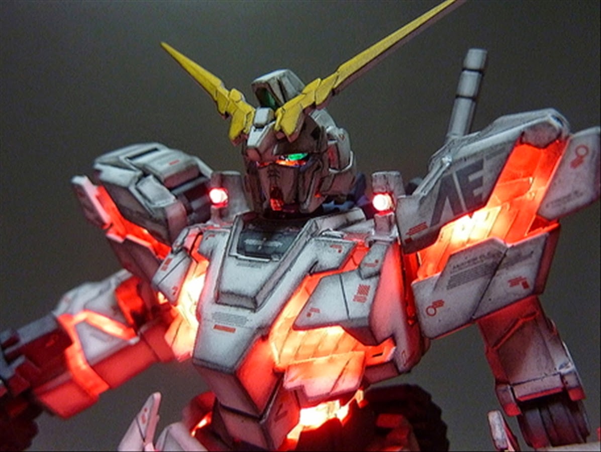 10 Awesome Customized Model Kits with LED lights Gundam Kits