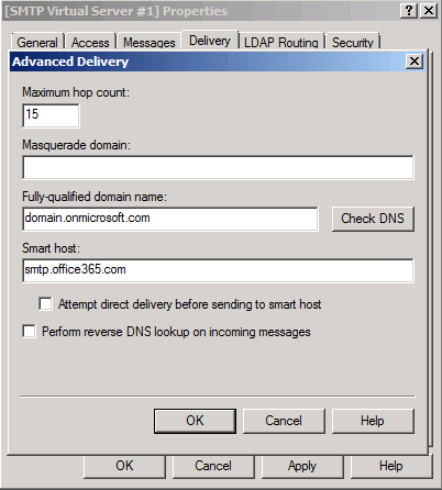 Office 365 smtp port 587
