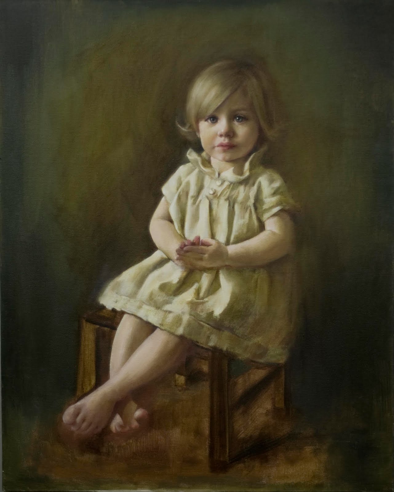 Mary Sauer Art children's oil portraits