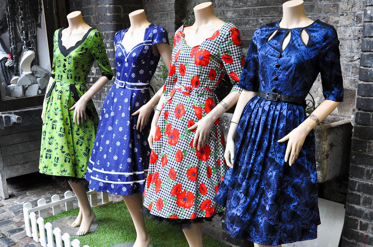 Dresses, Stables Market, Camden Town, London, England