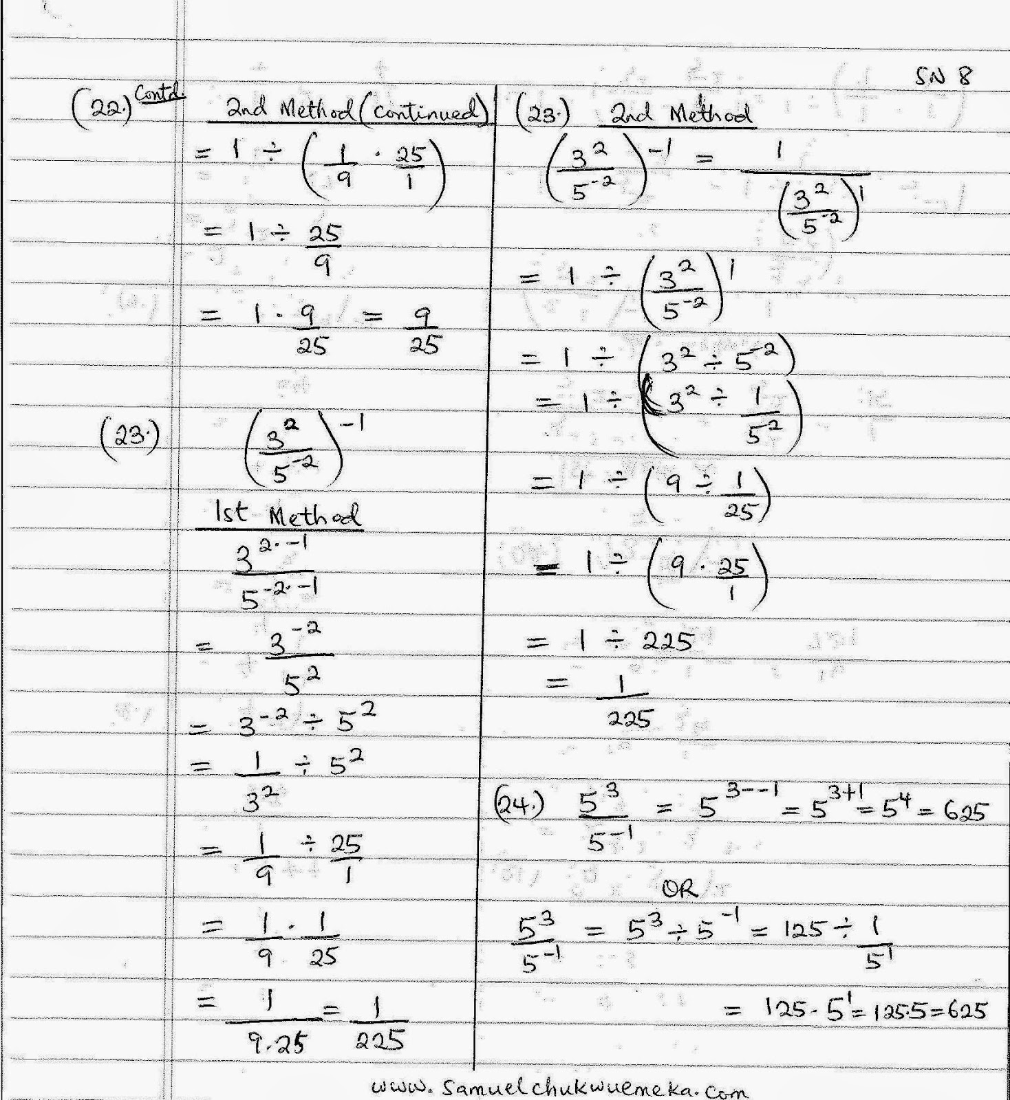Algebra Made Simple!!!: Exponents - Part 6
