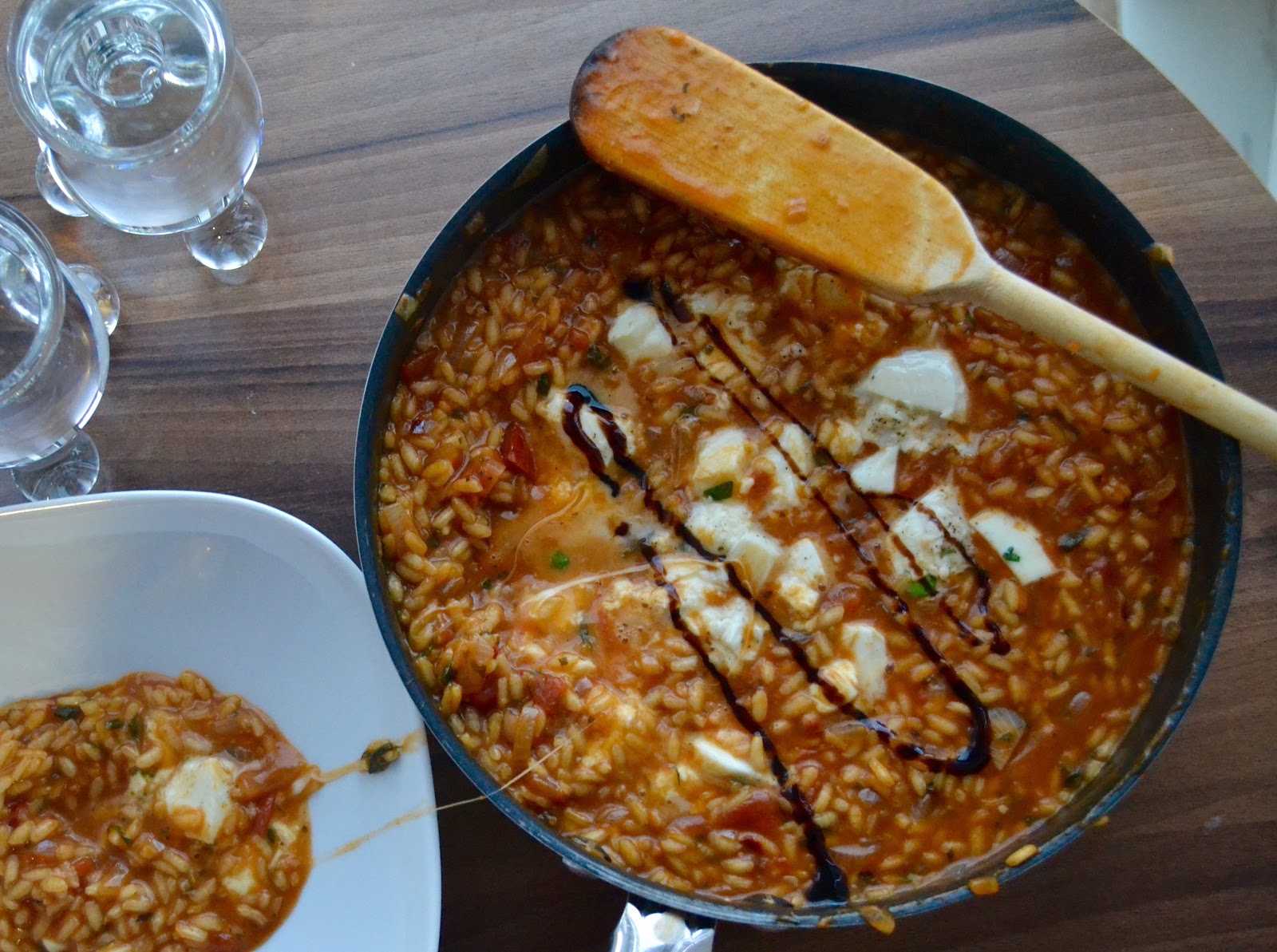Roast Tomato And Mozzarella Risotto Inspired By River Cottage
