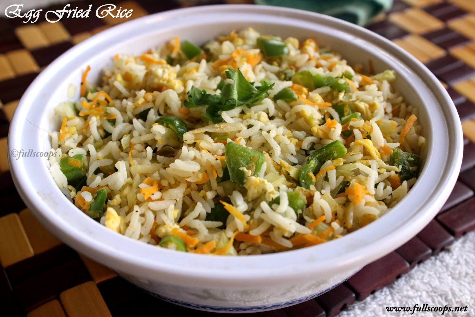 Egg Fried Rice Full Scoops A food blog with easy,simple & tasty