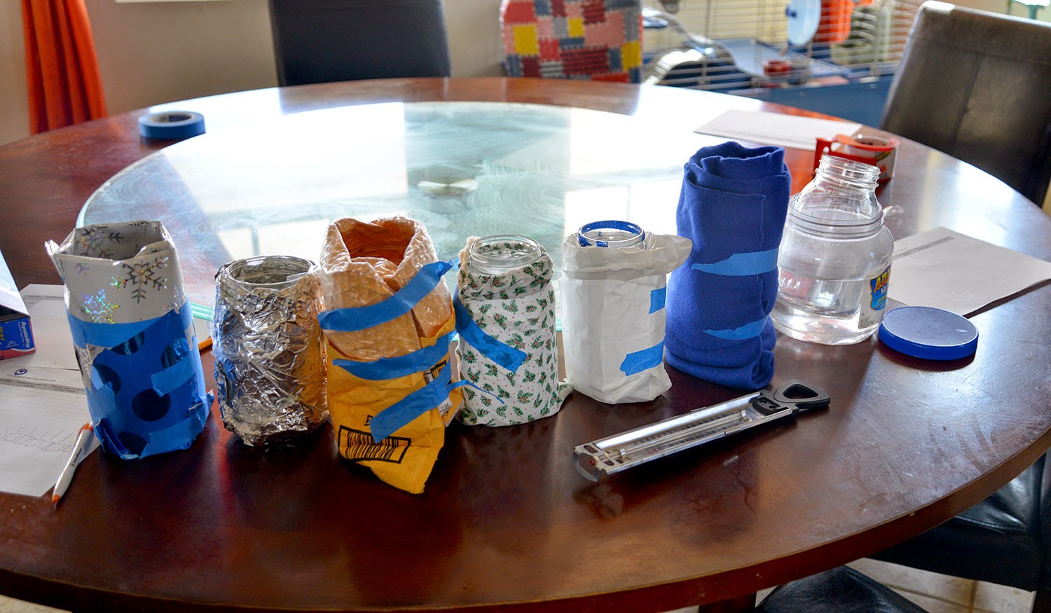 Drink insulation experiment picture