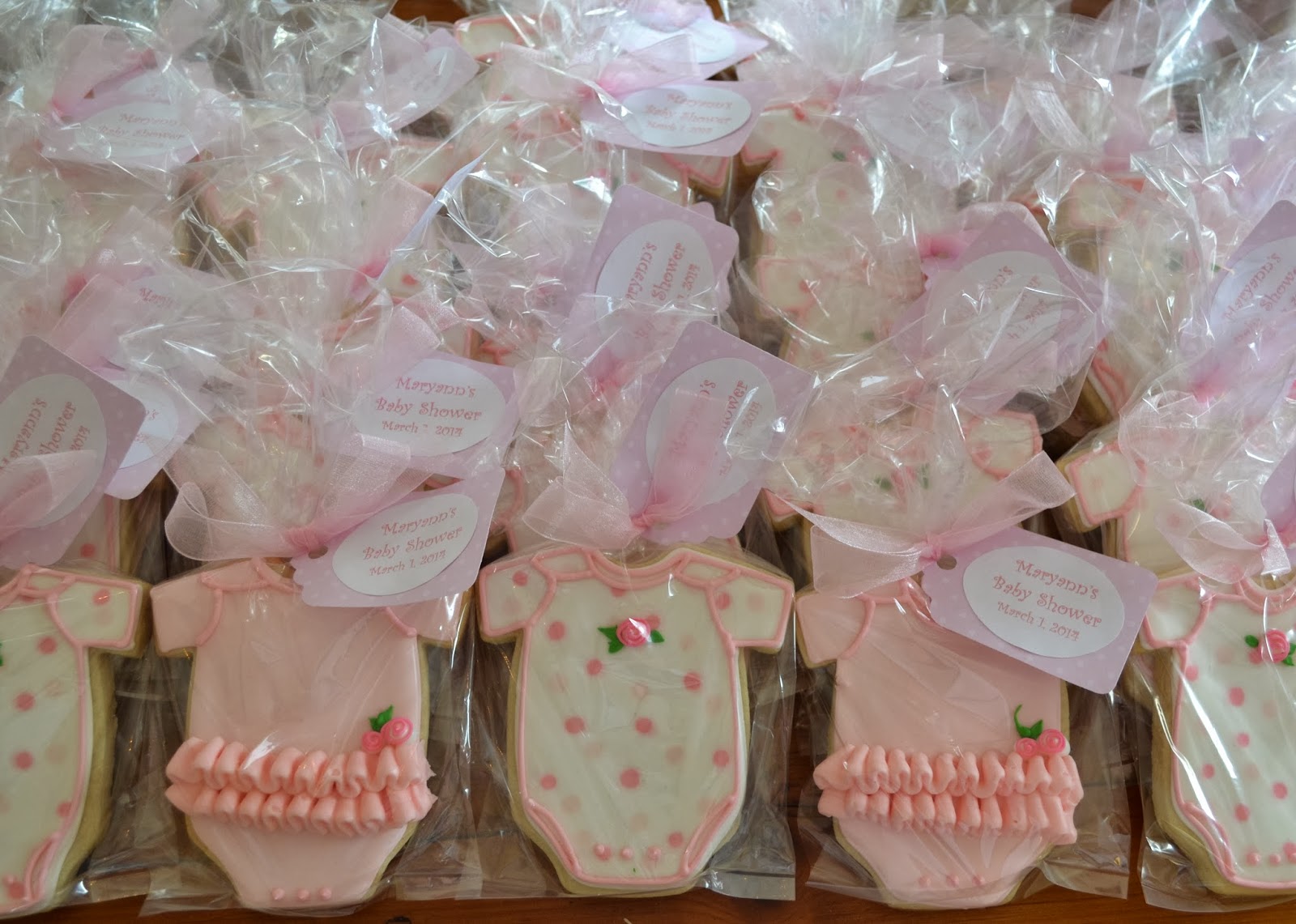 jackandy cookies Baby Shower Cookie Favors