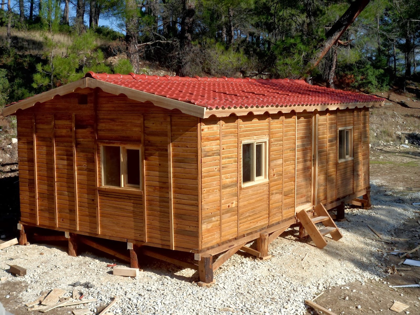 Ahşap ev 30 m2 konteynır tipi ev
