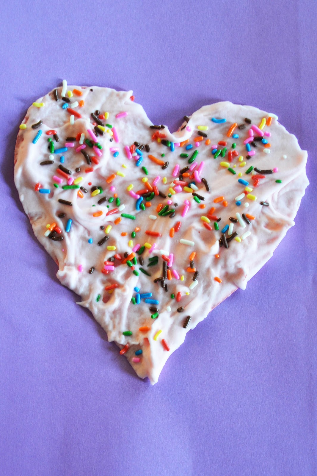 Shaving Cream Hearts with Candy Sprinkles Capri + 3