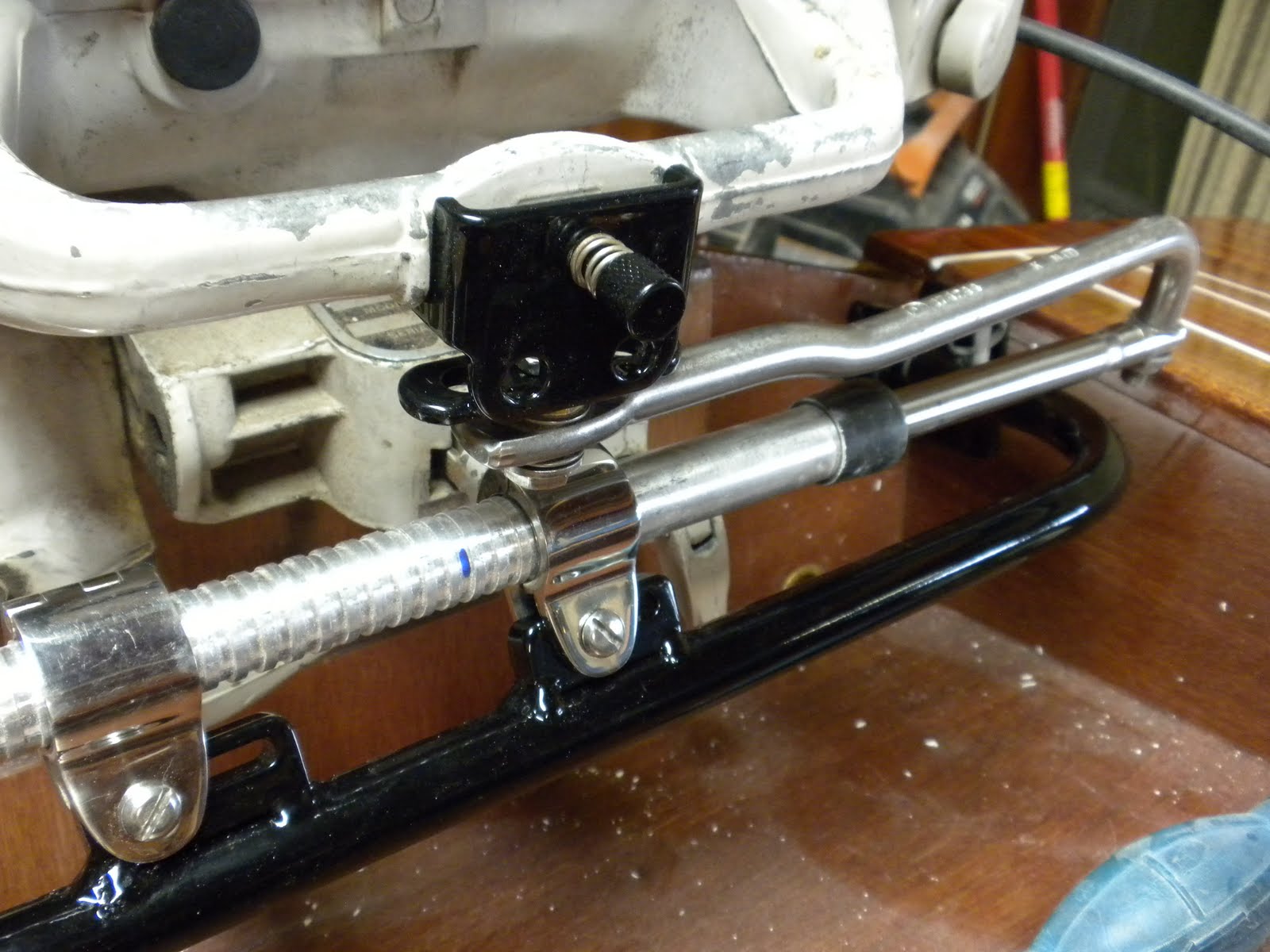 Ted's Wood Boat Steering Mount