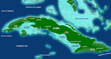 Map of Cuba