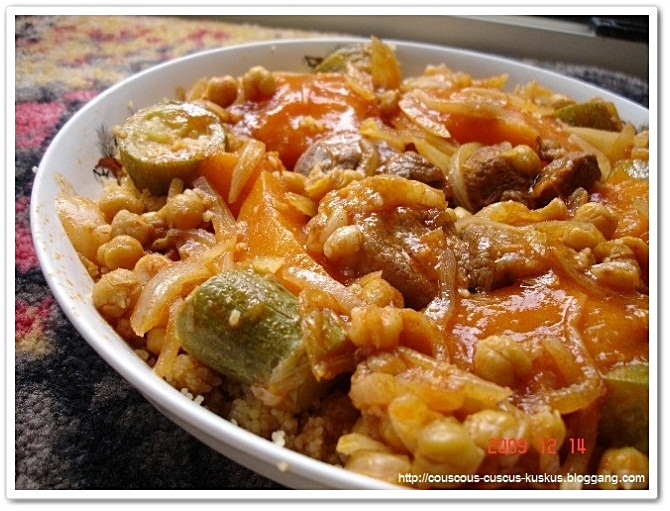 Libyan Food CousCous (คุซคุซ)