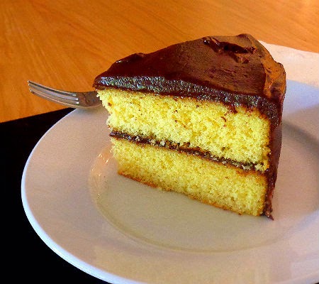 Old Fashioned Yellow Cake With Chocolate Fudge Icing Old Fashioned Yellow Cake With Chocolate Fudge Icing