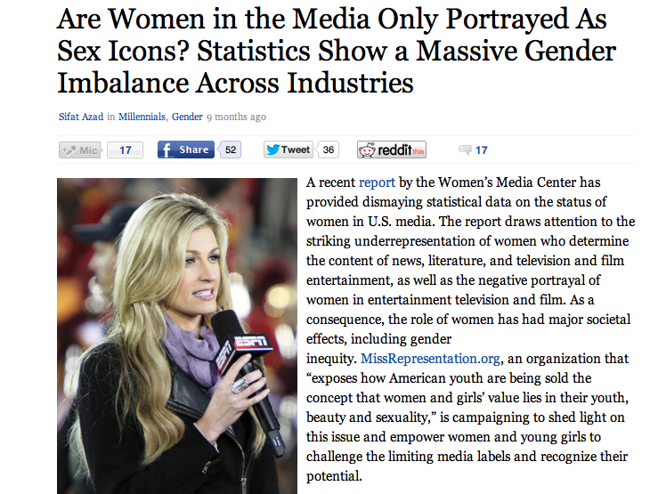 Racial representation in the media image