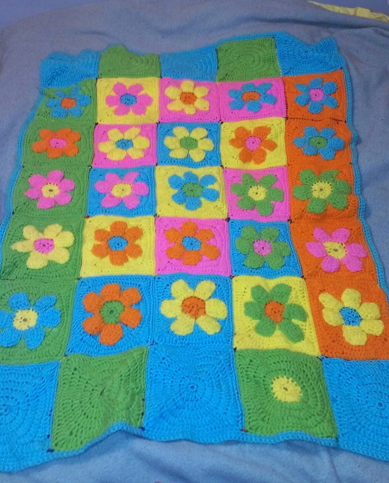 [WIP] My current wip, an other blanket repair. r/crochet