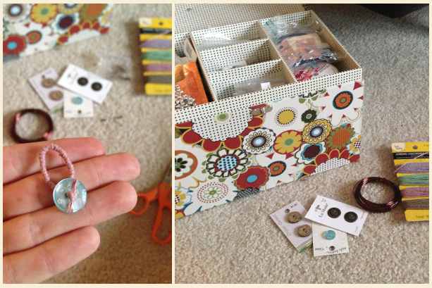 DIY // jewelry // earrings // buttons // handmade