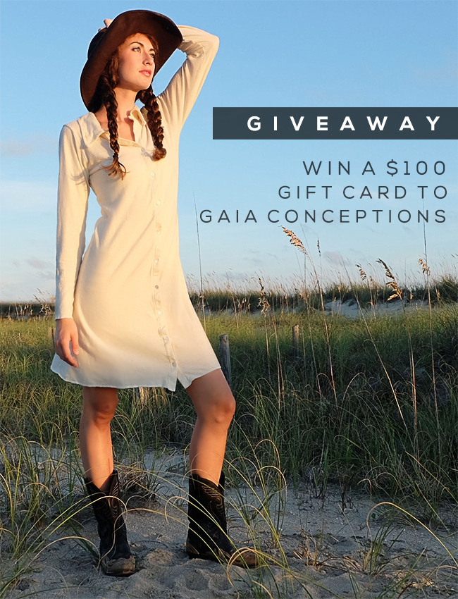 GIVEAWAY // Win A $  100 Gift Card to Gaia Conceptions from Bubby and Bean!