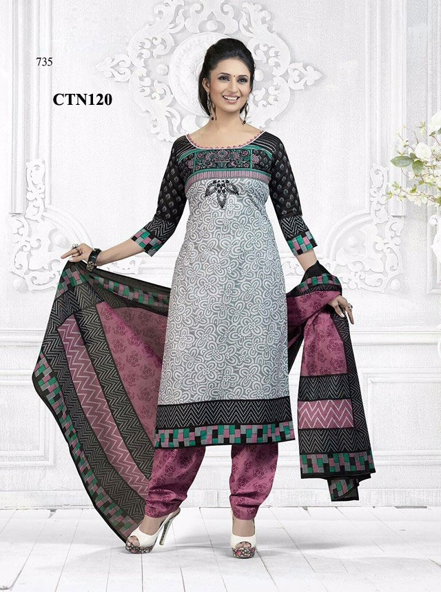 Beautiful Cotton Printed Dress Material Online Helix Enterprise