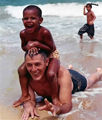 obama childhood photos