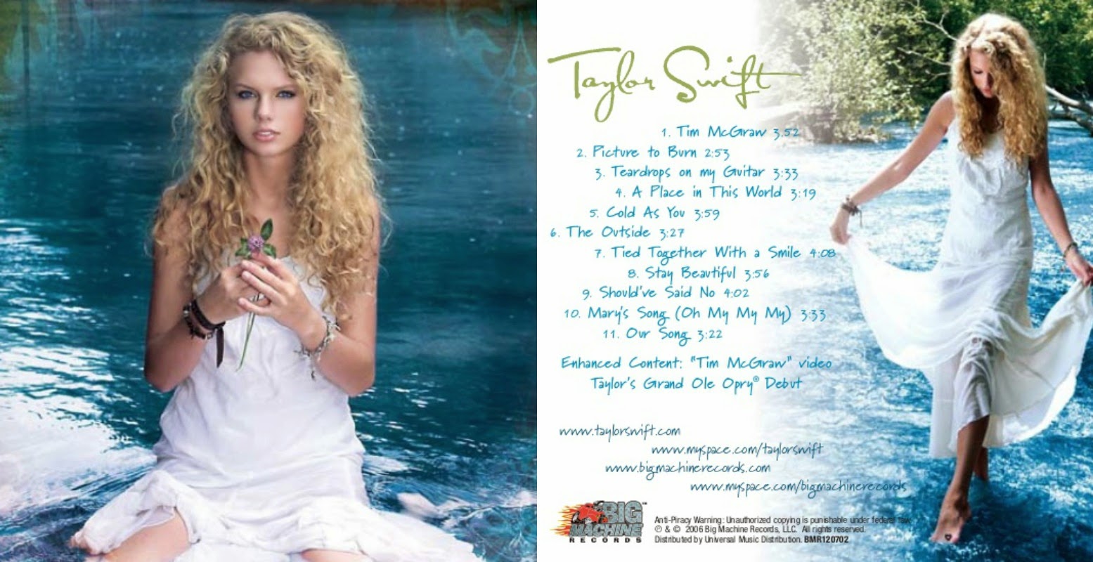 Booklet Taylor Swift | Música - El Rincón de Taylor | Canciones de