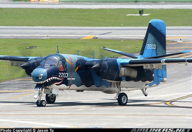 Fuerzas Armadas de Taiwan Grumman+S-2T+Turbo+Tracker+(G-121)+Taiwan