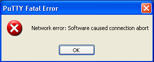 Fatal Network Error Software Caused Connection Abort