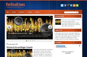 VerticalLines Blogger Template