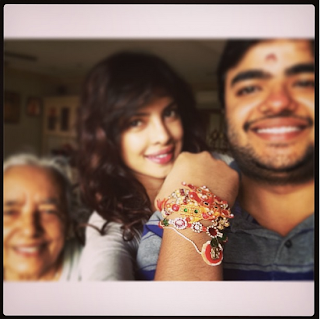 Priyanka Chopra celebrates Raksha Bandhan