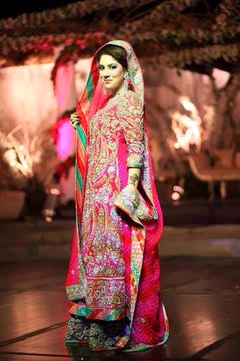 Pakistani Bridal Dresses Fashion 2014-2015 Wallpapers Free Download