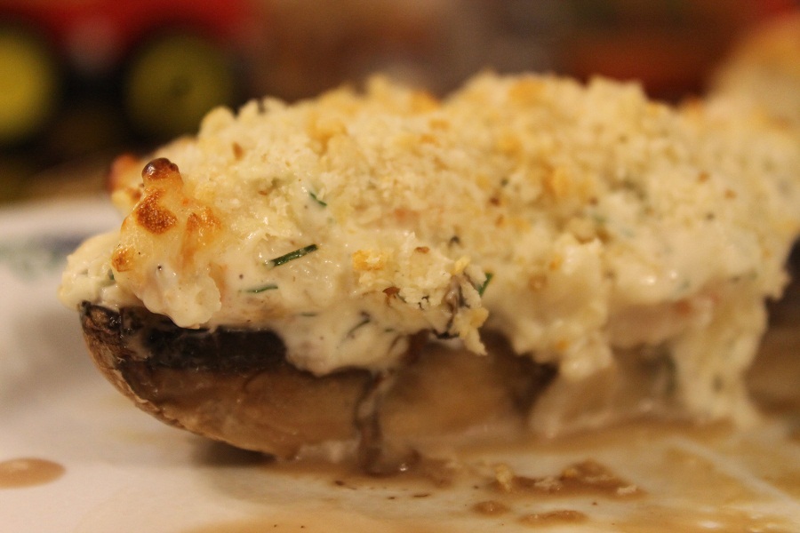 The Crazed Dish ShrimpStuffed Portobello Mushrooms