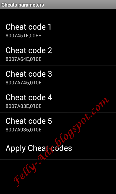 Cheat Harvest Moon Btn Android Phones