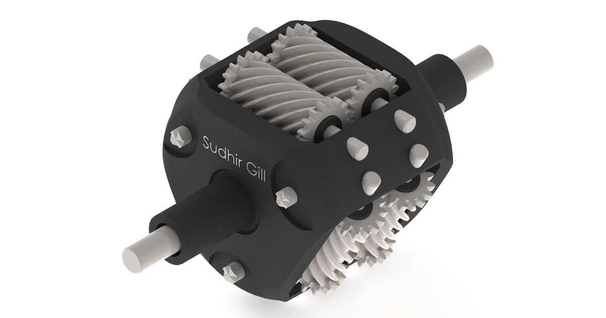 Mechanical Machine Design Torsen Differential