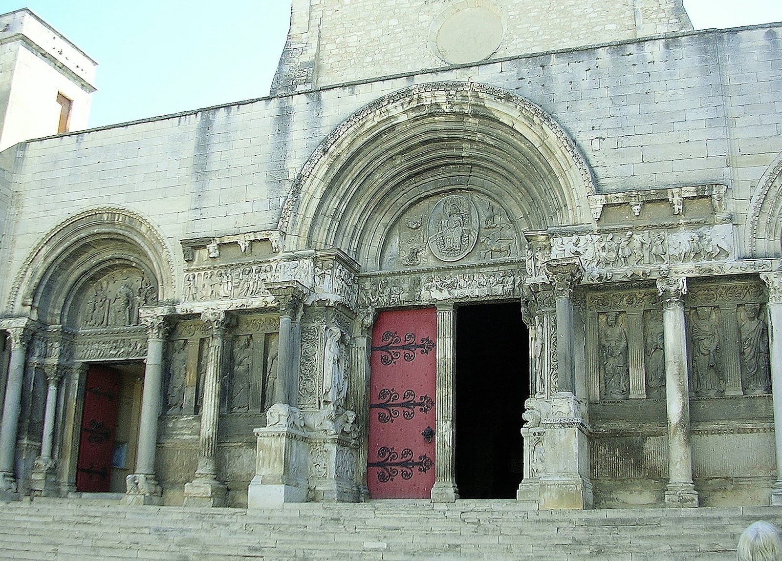 SaintGilles du Gard, Facade, Abbey, Legends, Camel and Hind France