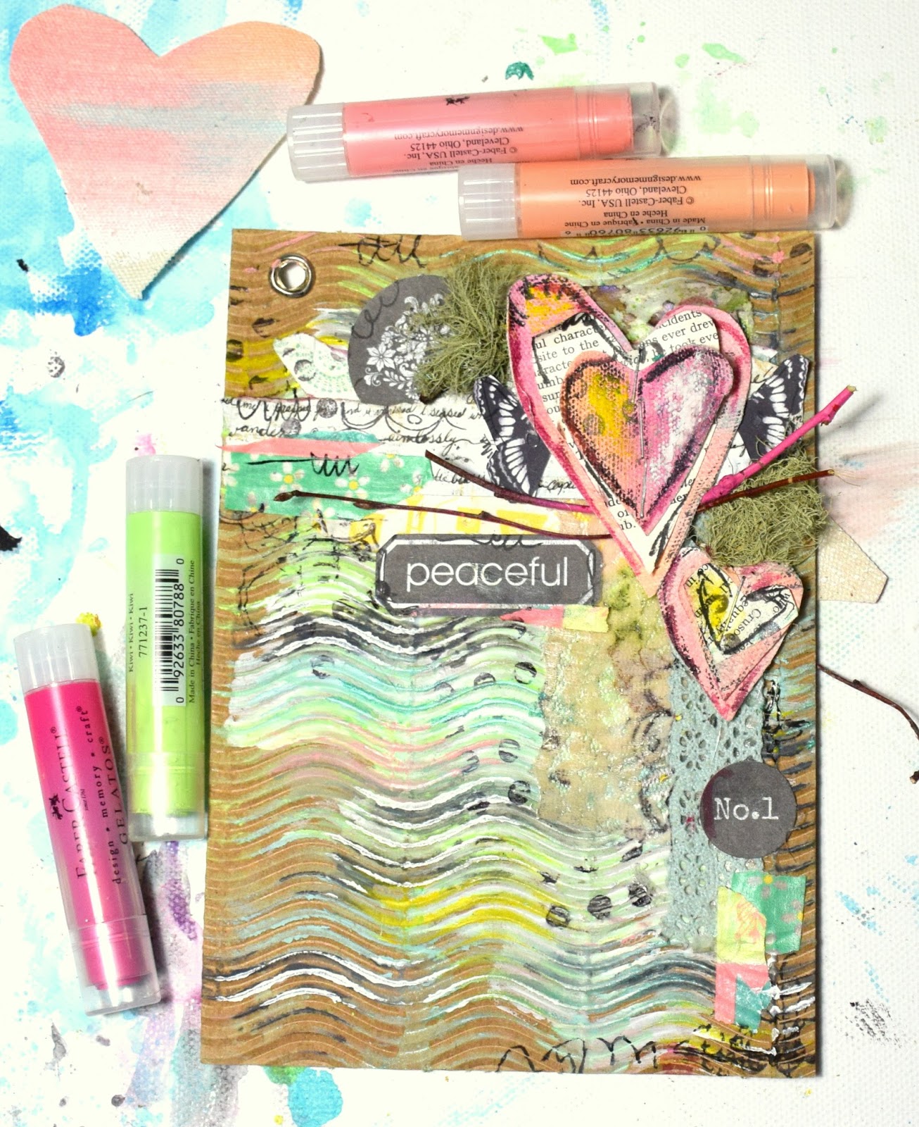 TandiArt Mixed Media Art Journal + video tutorial