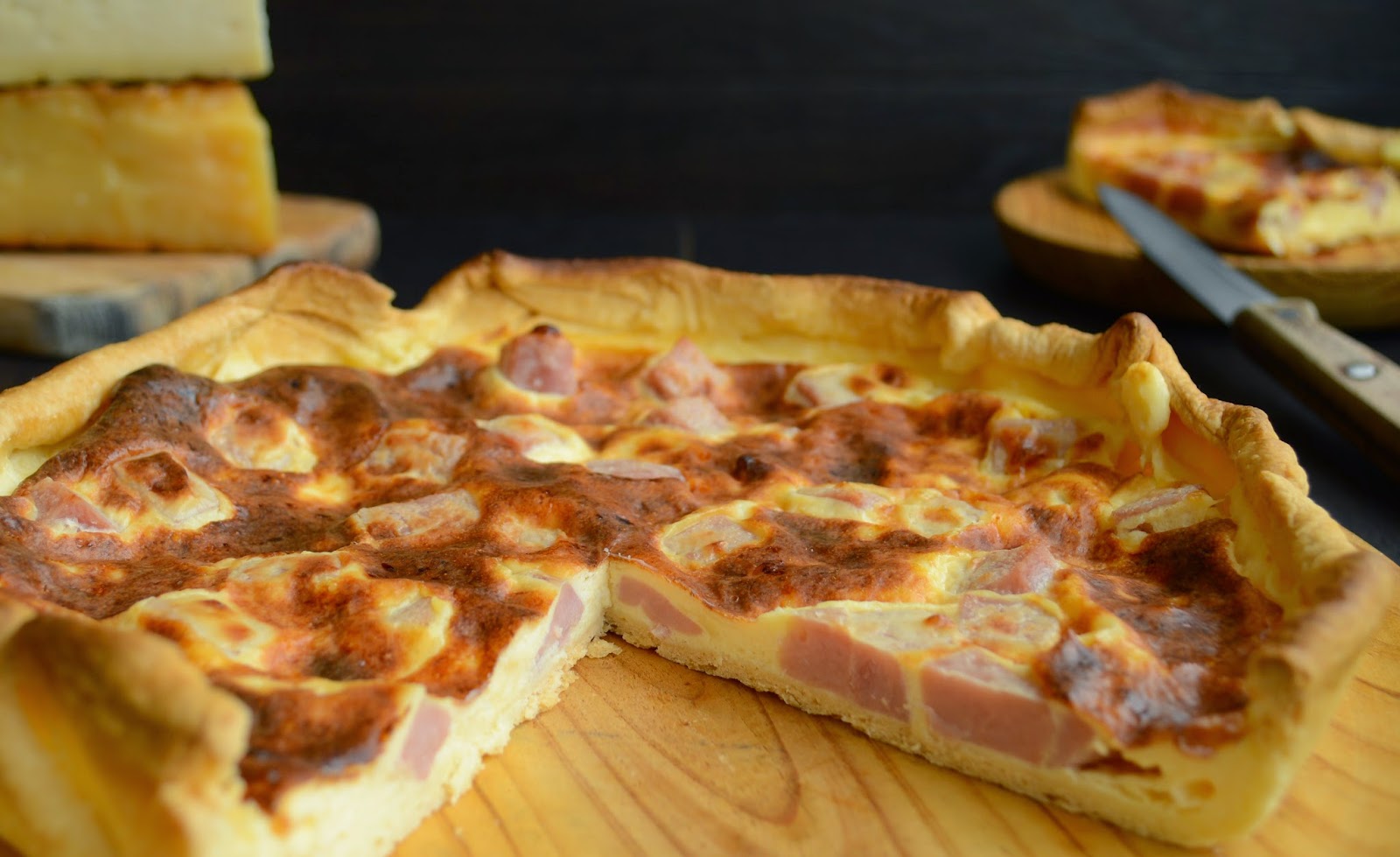Las recetas de Noe: Quiche de queso Mahón y jamón cocido