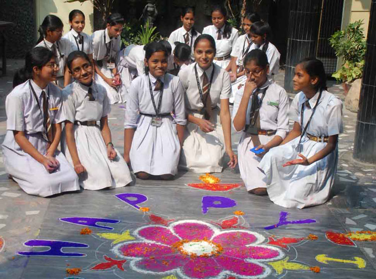 View Patna Lohia Nagar Mount Carmel School celebrates Diwali
