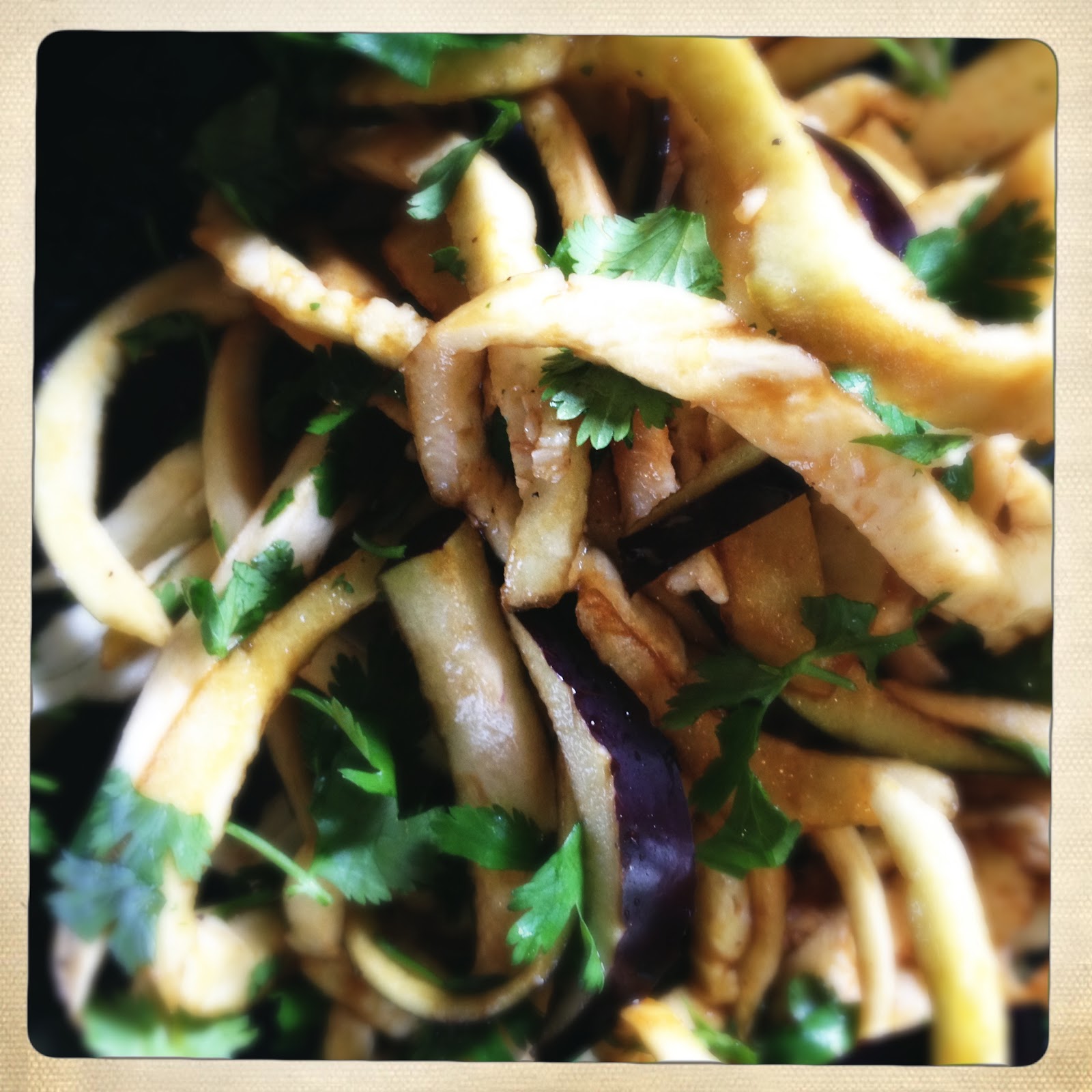 Slice Of Slim SOMETHING FOR NOTHING Aubergine 'Noodles'