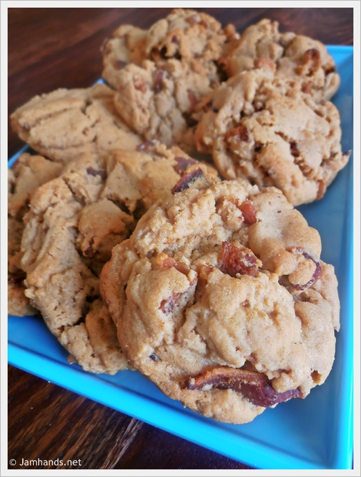Jam Hands Peanut Butter Bacon Cookies