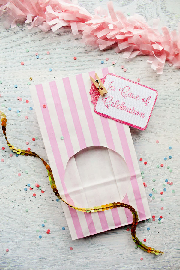Icing Designs DIY Confetti Window Treat Bags
