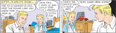 if you don't stop talking about lu ann, i will break your other arm!