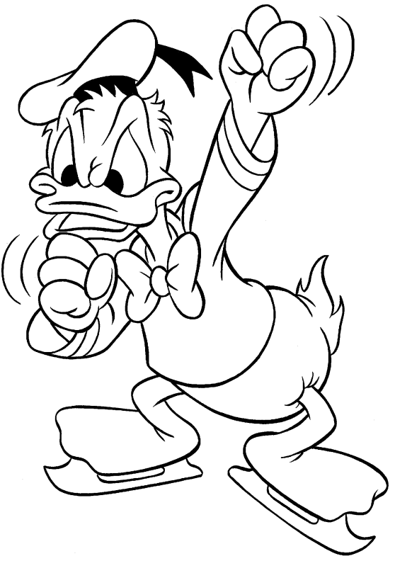 Donald Duck Coloring Pages title=