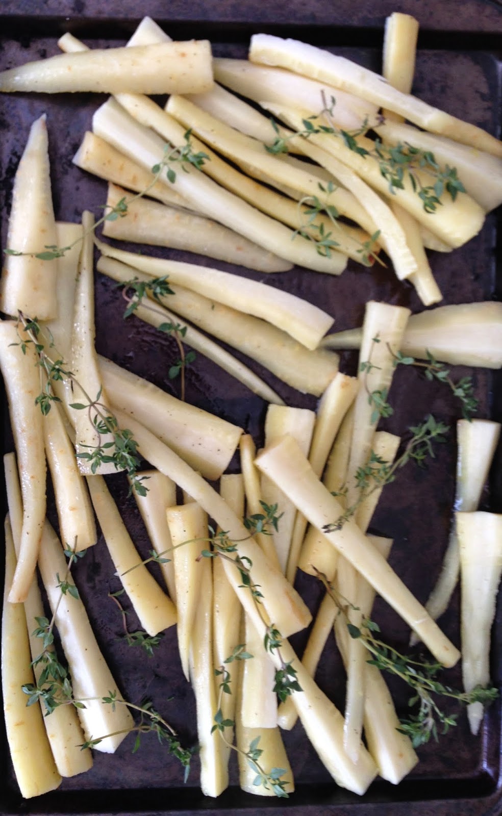 Honey & Thyme Roasted Parsnips