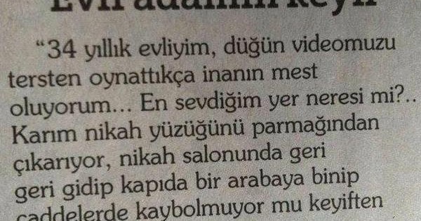 Yaşatılan Sözler Düğün Kasetini Tersten Oynatan Evli Adamın Keyfi