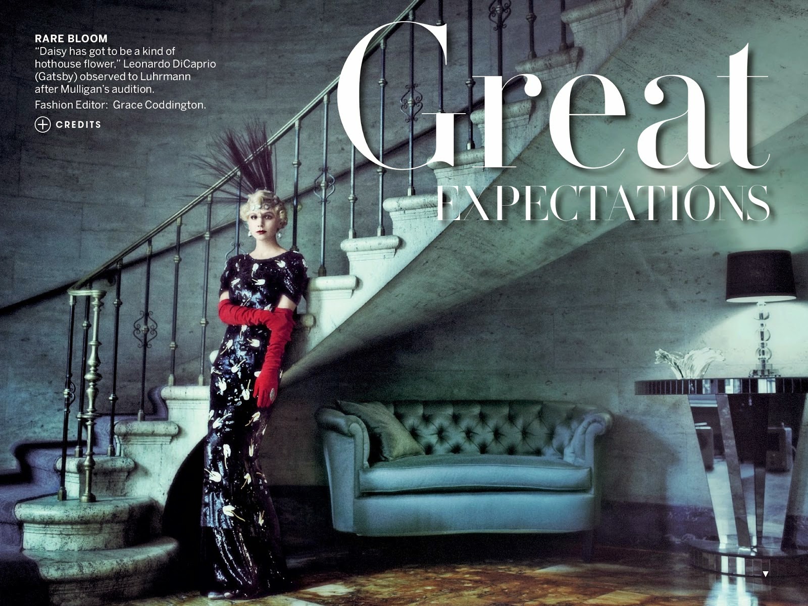 Carey Mulligan in 'Great Expectations' editorial by Mario Testino and styled by Grace Coddington for Vogue May 2013 | Ses Rêveries Carey Mulligan in 'Great Expectations' editorial by Mario Testino and styled by Grace Coddington for Vogue May 2013 | Ses Rêveries