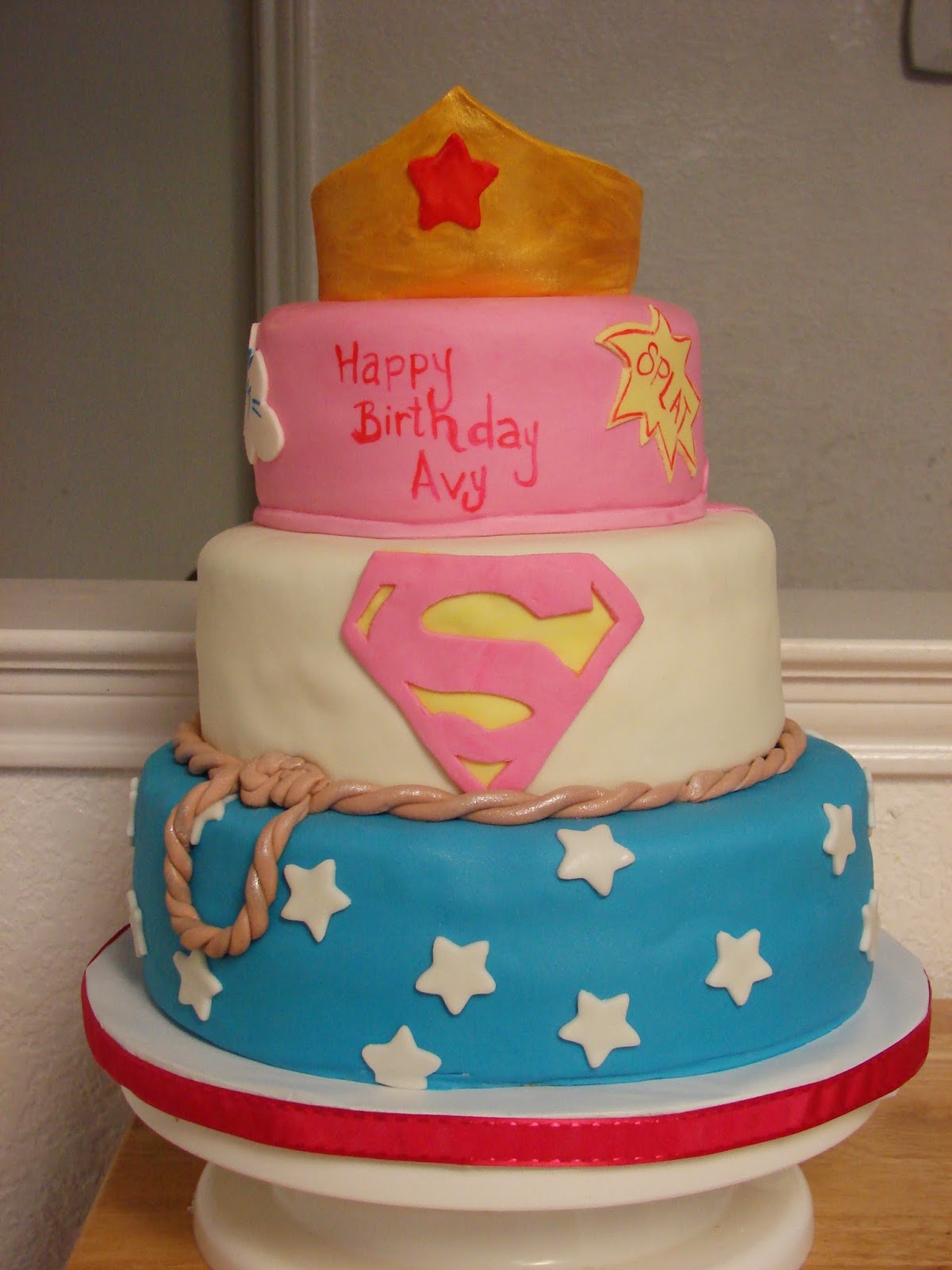 My Cake Hobby Supergirl Cake
