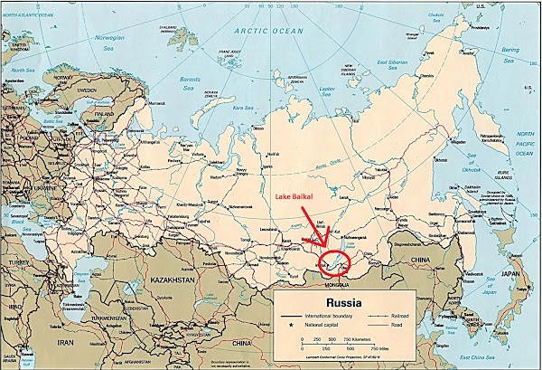 Lake Baikal Russia Map Lake Baikal Russia Map