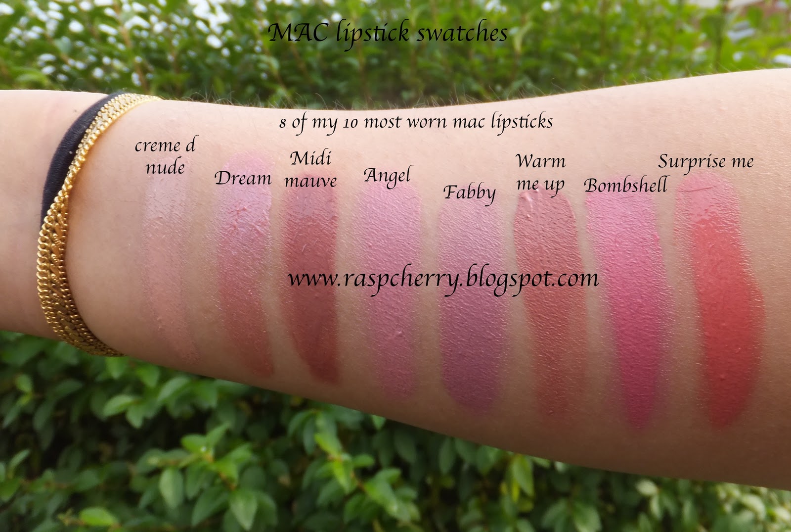 A Beauty And Lifestyle Blog From Raspcherry Swatches Some Of My Mac Lipstick Collection