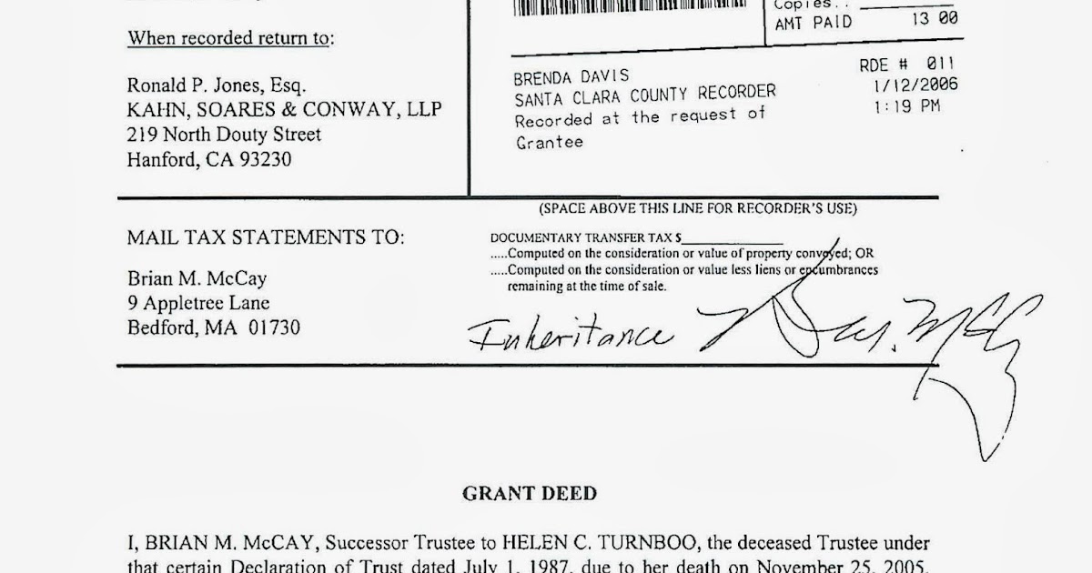 estate planning in california what is a life estate santa clara county grant deed form