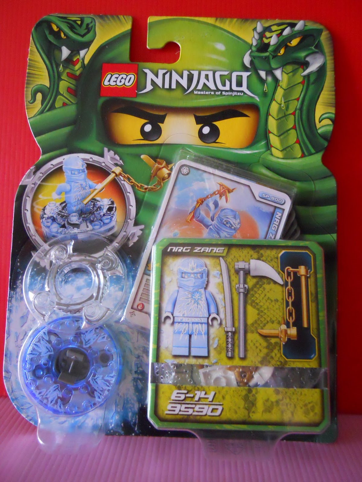 Dexters Diecasts (DexDC) LEGO NINJAGO Spinner Set 9590 NRG ZANE