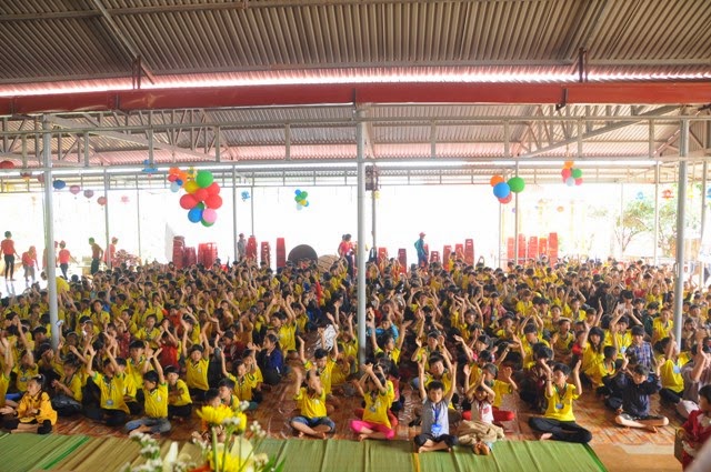 Bế mạc,khóa tu,mùa hè, chùa Hoa Khai, năm 2014