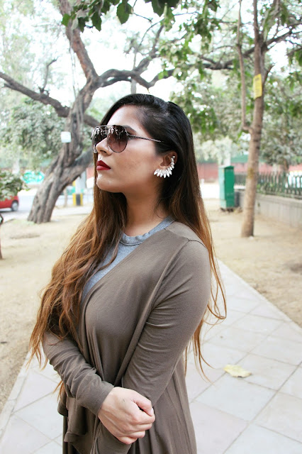 winter fashion, fall fashion trends, transition weather outfit, fashion, delhi blogger, delhi fashion blogger, femella, how to style a shrug, Olive Asymmetric Jersey Cardigan, indian blogger, chic winter outfit, ear cuff, beauty , fashion,beauty and fashion,beauty blog, fashion blog , indian beauty blog,indian fashion blog, beauty and fashion blog, indian beauty and fashion blog, indian bloggers, indian beauty bloggers, indian fashion bloggers,indian bloggers online, top 10 indian bloggers, top indian bloggers,top 10 fashion bloggers, indian bloggers on blogspot,home remedies, how to