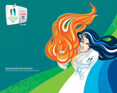 Free Vancouver 2010 Olympic Winter Games PowerPoint Background 36